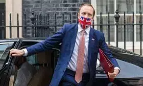 UK former health minister suspended over reality show