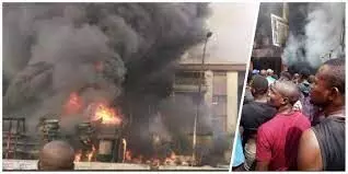 80 shops destroyed in Onitsha fire explosion, says Fire Chief 80 shops destroyed in Onitsha fire explosion, says Fire Chief