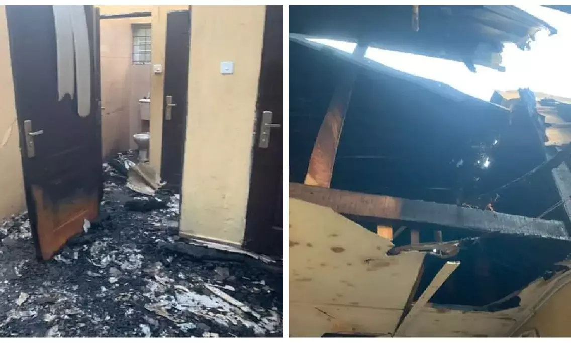 Suspected hoodlums set fire to Ogun INEC office