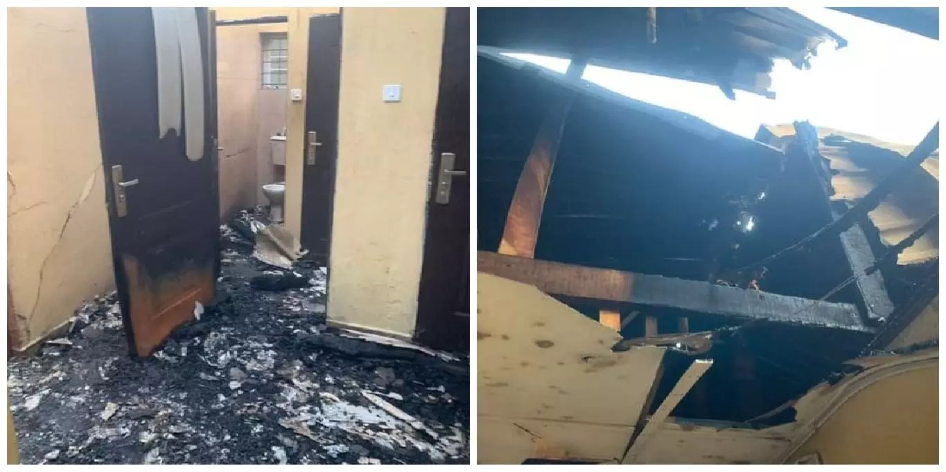 Suspected hoodlums set fire to Ogun INEC office