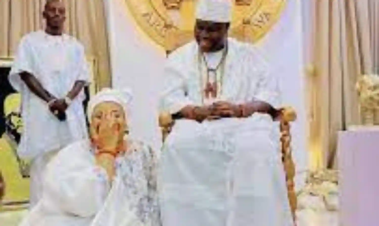 Finally, Nkechi Blessing visits Ooni of Ife