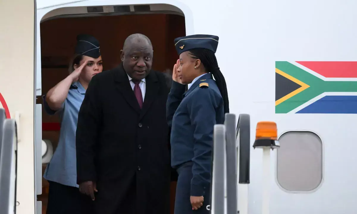 King Charles welcomes first state visit for S. Africas Ramaphosa