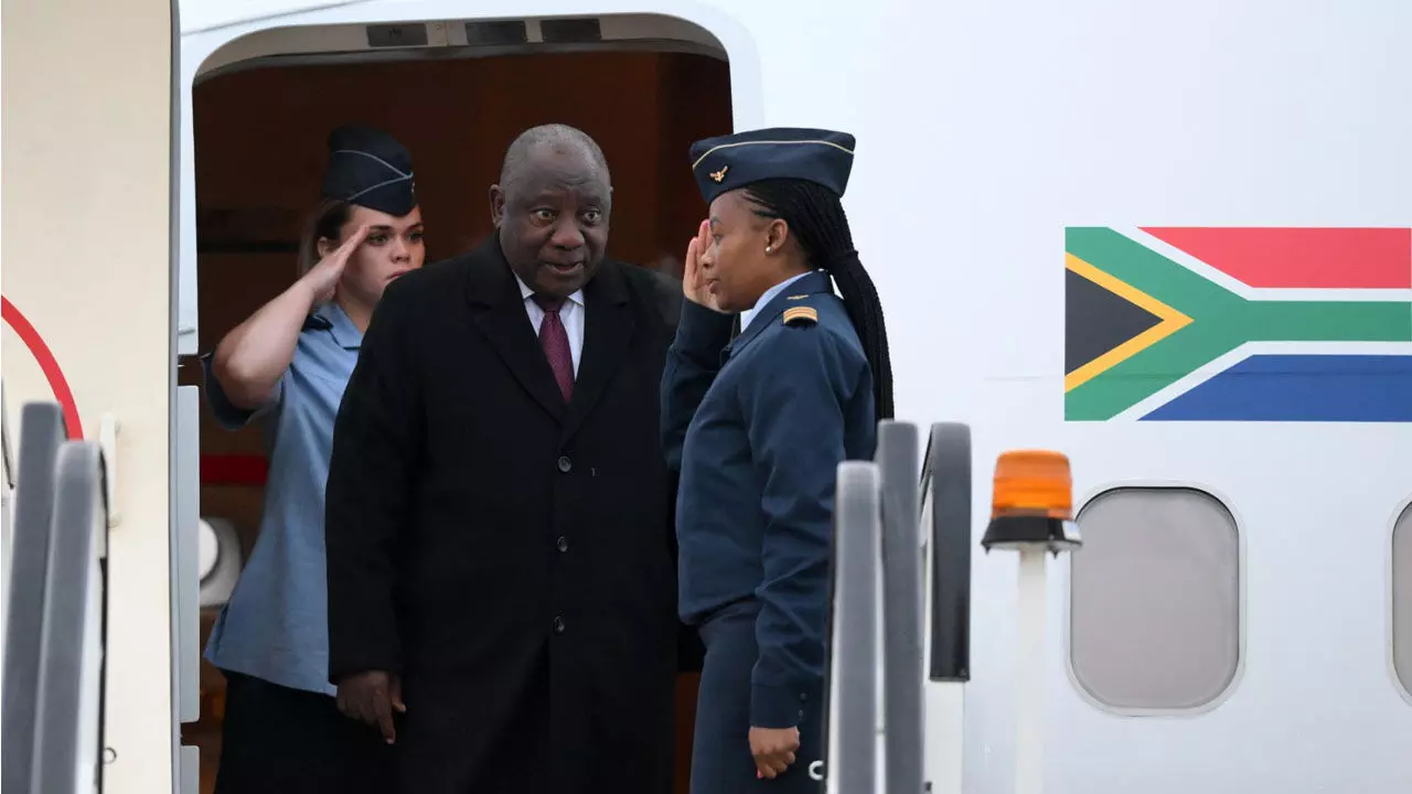 King Charles welcomes first state visit for S. Africas Ramaphosa