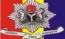 Anambra fire service stops fire outbreak from fallen diesel tanker
