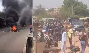 Violence erupts in Ogun over naira crisis, banks vandalised