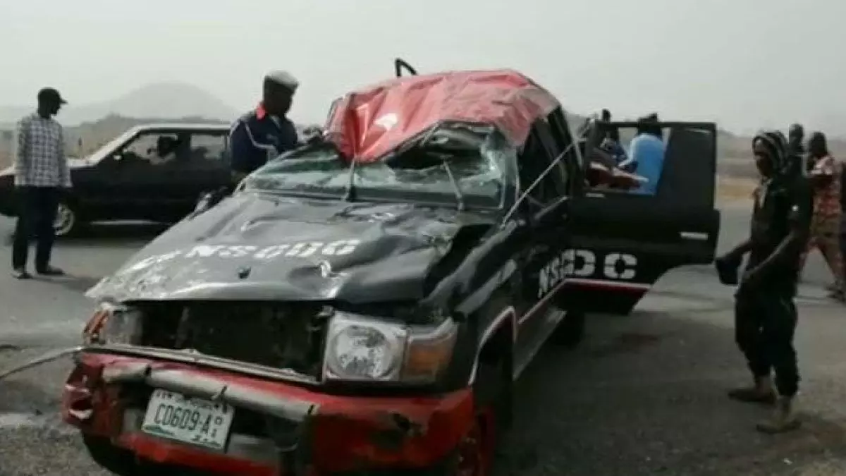 BREAKING: Vehicle transporting electoral material to Lagos crashes