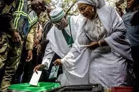 Atiku, wife cast votes in Adamawa