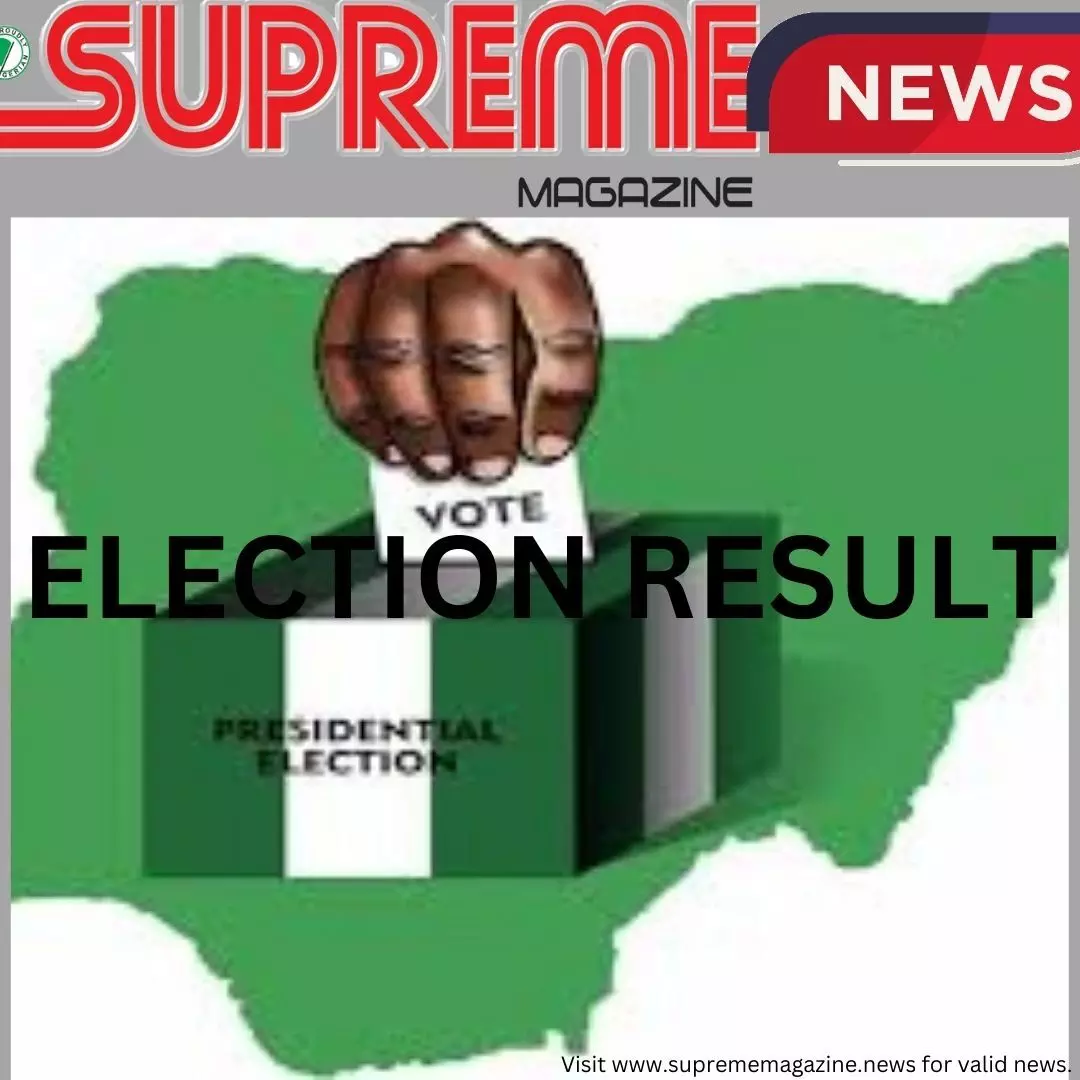 INEC announces Bola Tinubu 2023 presidential winner