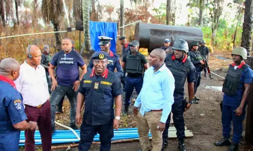 NSCDC discovers illegal refinery in Port Harcourt