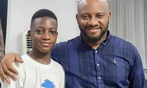 Nollywood actor Yul Edochie lost first son