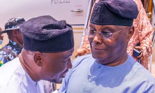 Atiku congratulates Fintiri on re-election as Adamawa governor