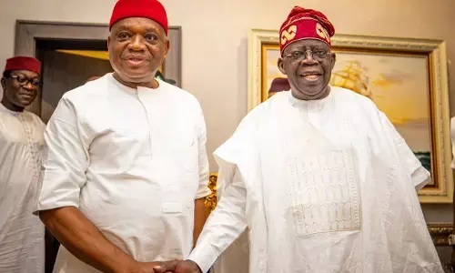 Orji Kalu visits President-elect, Tinubu