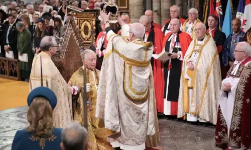 King Charles III crowned at London’s Westminster Abbey