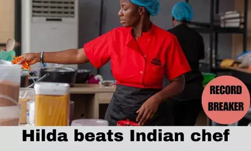 Hilda beats Indian chef Lata Tandons record for longest cook-a-thon