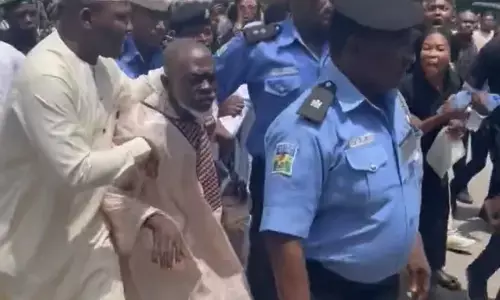Video: Lamidi Apapa shouted out at presidential tribunal