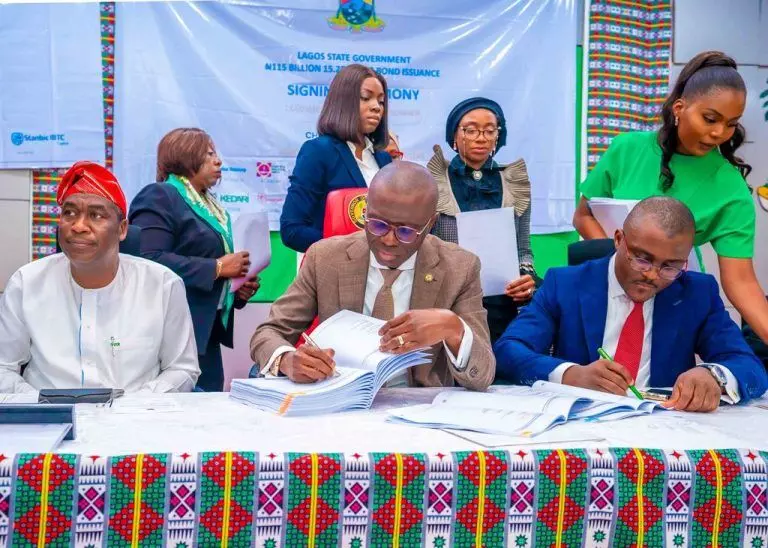 Sanwo-Olu signs N135bn bonds for LASG to upgrade 33 Ajegunle schools
