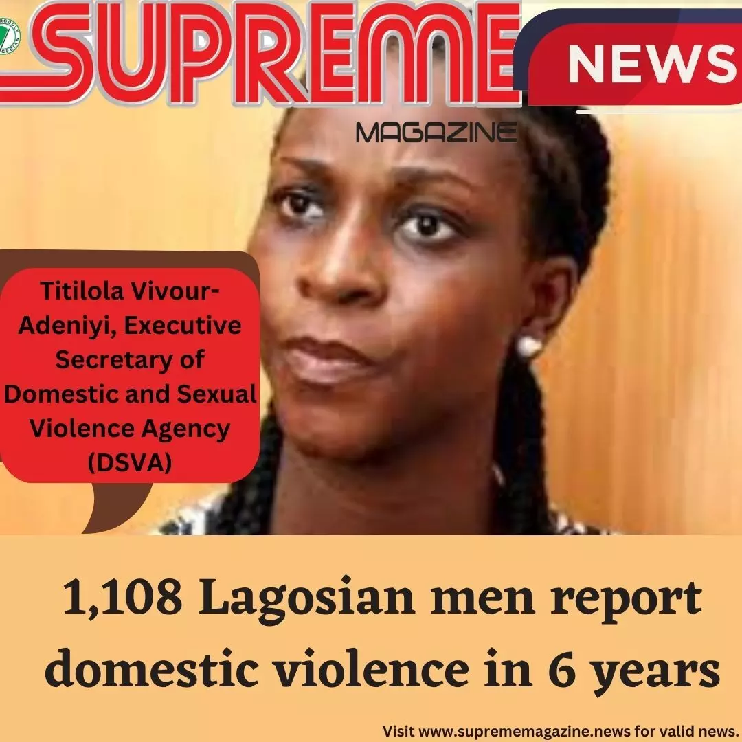 1,108 men report incidents of domestic violence in 6 years – Lagos govt