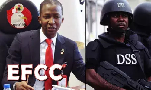 Suspended Controversial EFCC Chief Whisked Away From DSS Headquarters