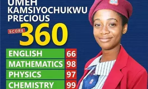 Soludo grants scholarship to Anambra student with highest UTME score Soludo grants scholarship to Anambra student with highest UTME score