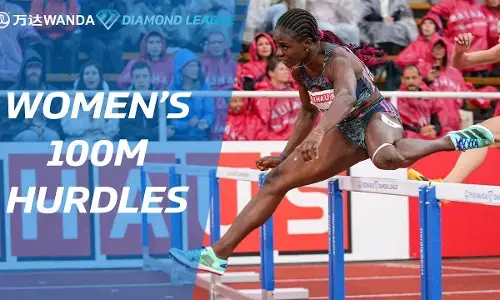Wanda Diamond League: Amusan wins 100m hurdles, sets new record Wanda Diamond League: Amusan wins 100m hurdles, sets new record
