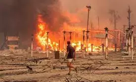 Fire at Italy’s Catania airport, flights suspended