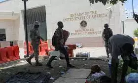 U.S. embassy staff ordered to leave Haiti