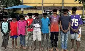 9 underage boys rescue during cult initiation