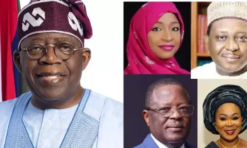 Breaking: Tinubu swears in new ministers