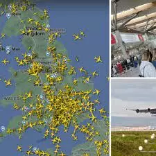 Flights delayed as British airspace hit by technical fault