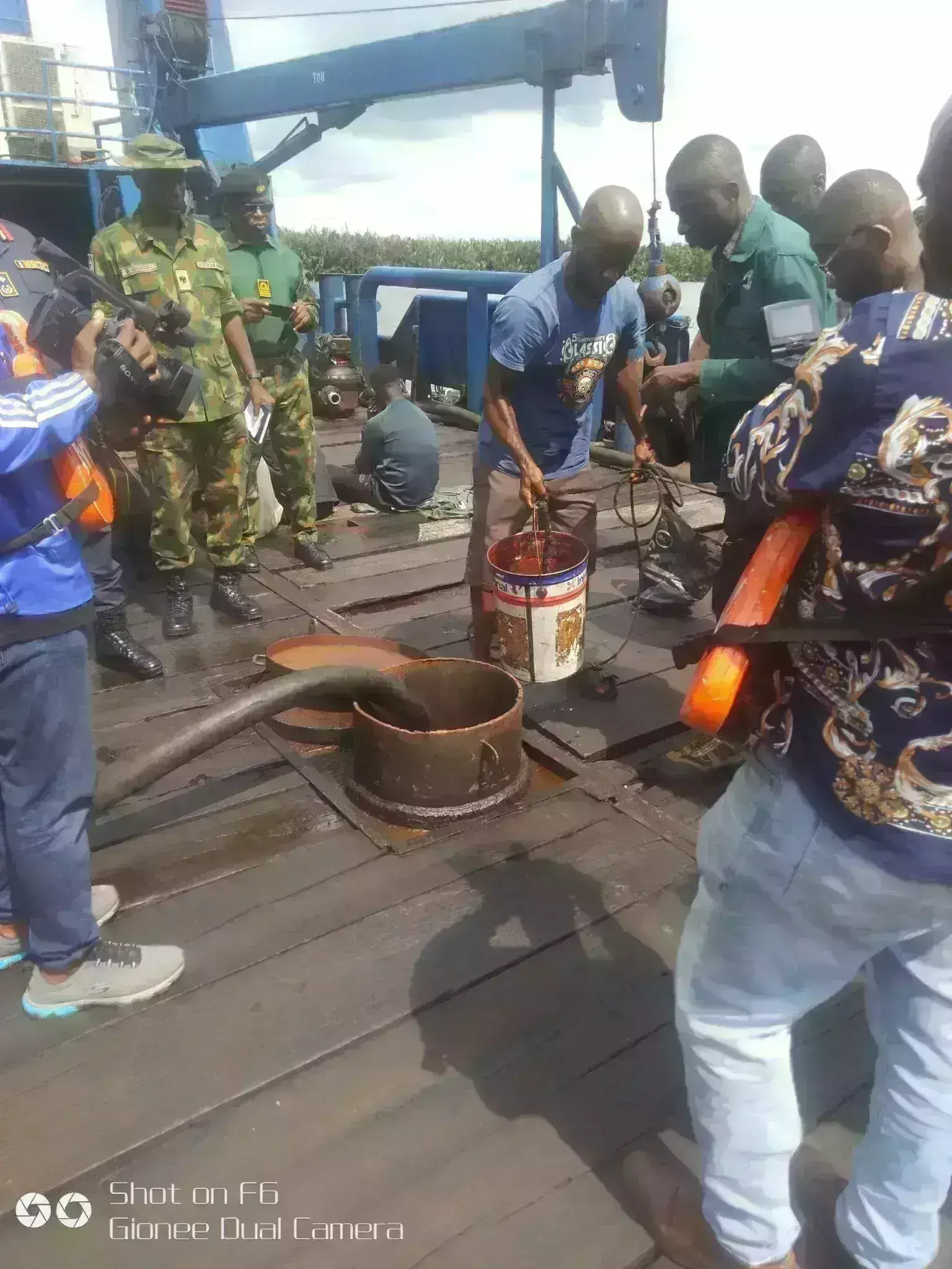 Oil Theft: Task Force arrest vessel, 10 crew members in Rivers Oil Theft: Task Force arrest vessel, 10 crew members in Rivers