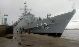 Just In: Brazilian Navy warship arrives Nigeria