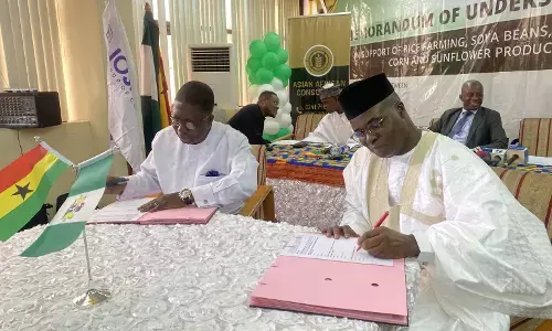 Nigeria, Ghana sign MoU to boost rice, wheat, soya beans farming
