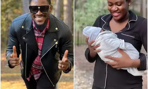 Tobi Bakre welcomes baby girl with wife