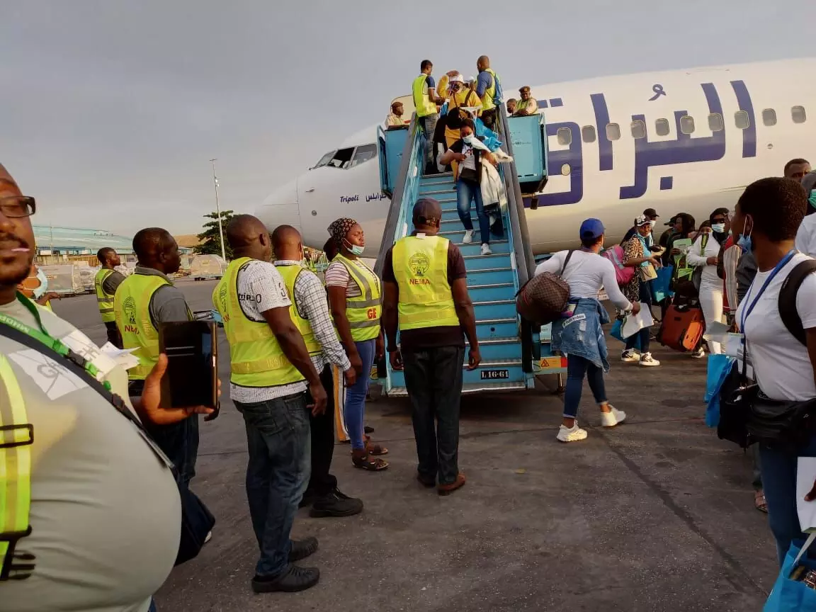 IOM, FG repatriate 155 Nigerian migrants from Libya