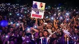 Davido, Zlatan, Falz, others attend late Mohbad’s candlelight procession