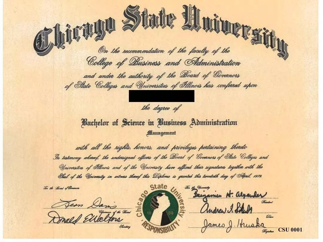 Just In: Released Chicago University records show ‘Female’ Bola Tinubu (See copies)