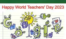 Google commemorates world teachers’ day with special doodle Google commemorates world teachers’ day with special doodle
