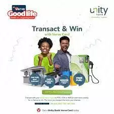 Unity Bank customers win N650,000 in Verve card promo