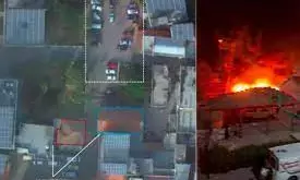 Israeli military releases aerial footage of Gaza hospital