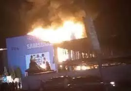 No casualty recorded as fire guts Samsung Headquarters – Fire spokesman
