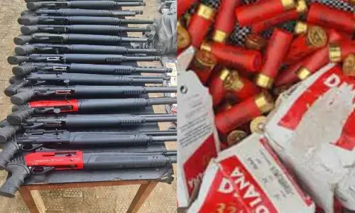Police arrest 3 suspected gun runners, recover 23 pump action rifles