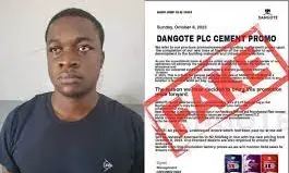 Cement price slash scammer in police net