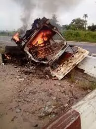 9 passengers burnt in Oyo auto crash – FRSC