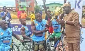 Wheelchair Basketball: Oyo team record first win