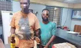 Police arrest 2 men in connection with alleged production of fake drinks