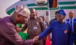 Tinubu arrives Lagos for Christmas