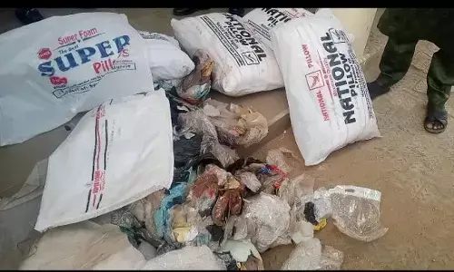 9 arrested for making pillows with used diapers, sanitary pads