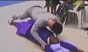 Controversy as Prophet Odumeje climbs reverend sister during deliverance