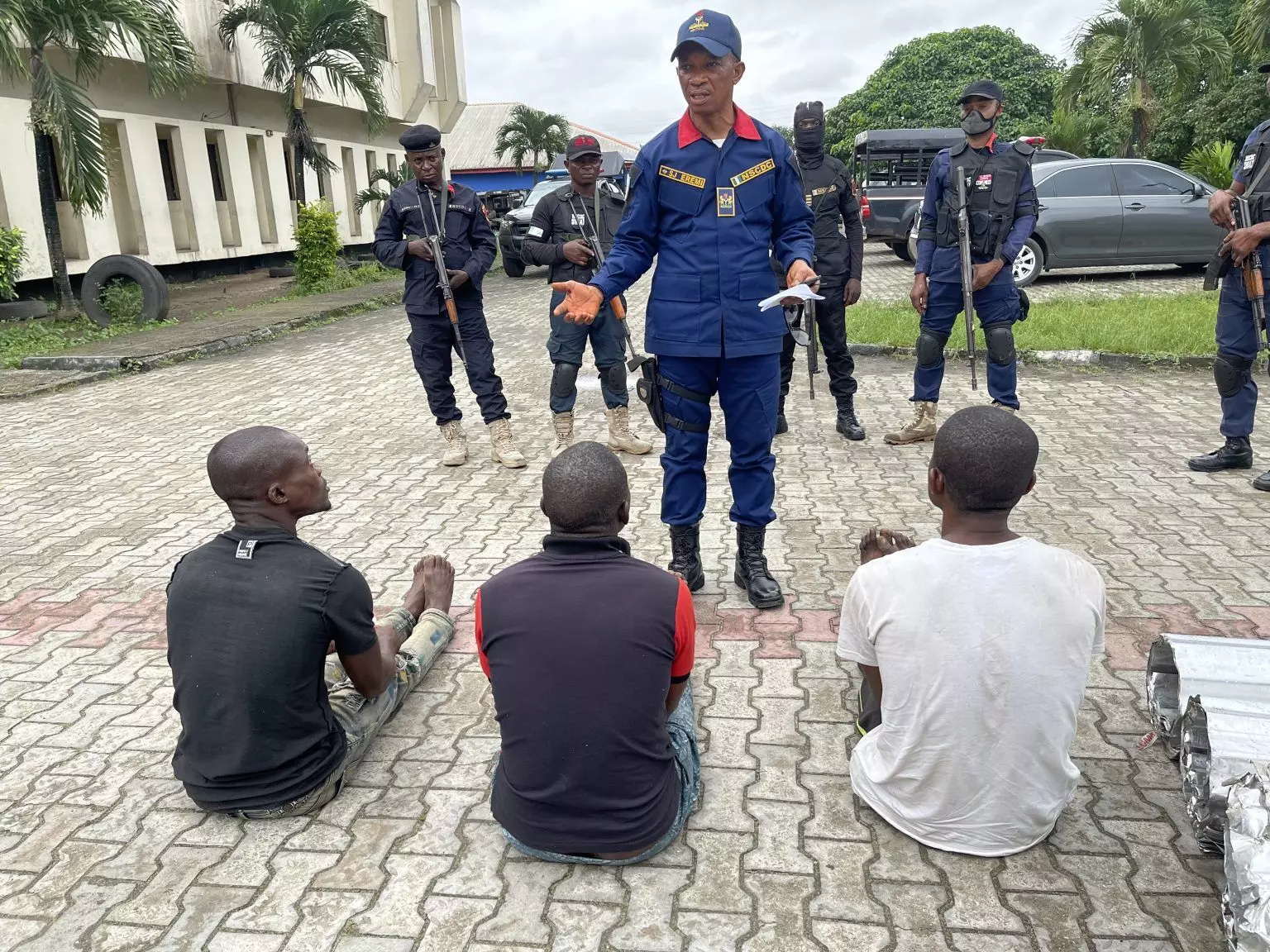 NSCDC nabs 8 suspects for abduction, illegal mining in Akwa Ibom