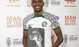 Osimhen wins Man of the Match After beating Cote dIvoire
